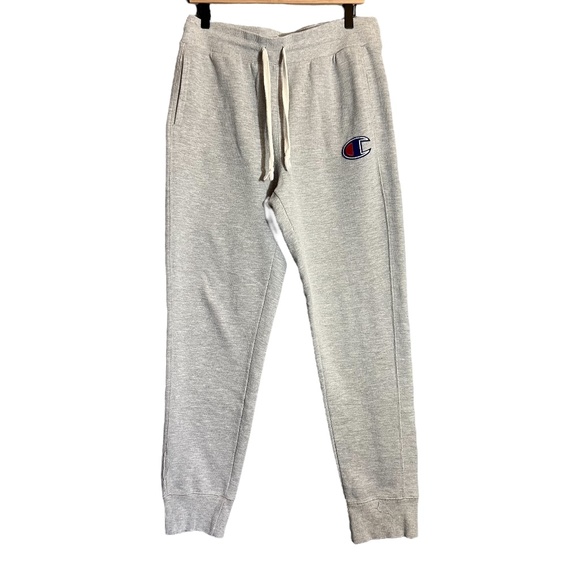 Champion Other - Champion Light Heather Gray Embroidered Logo Fleece Sweatpants - Medium
